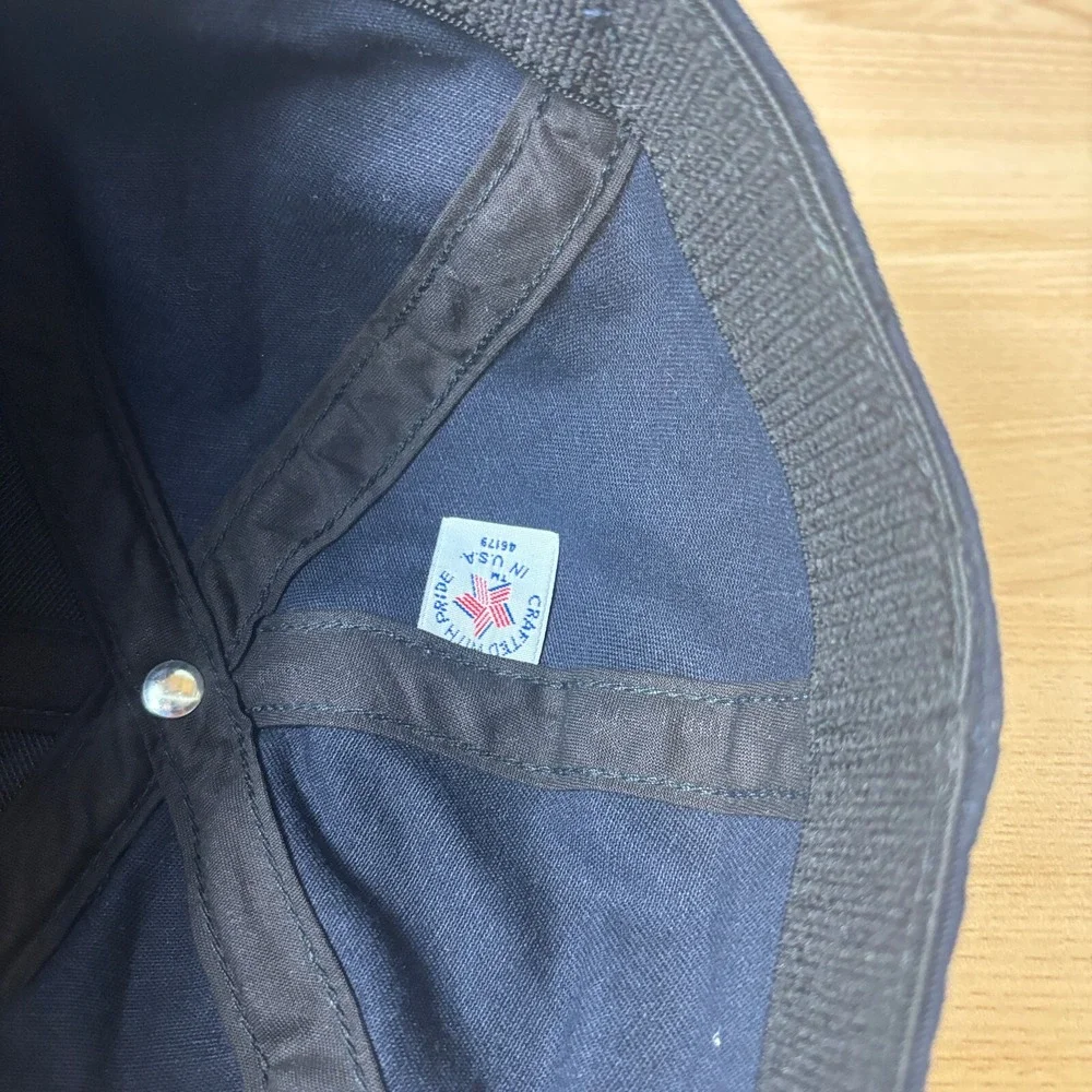 Air Force Hat Cap Fitted‎ One Size Blue Navy USA Made